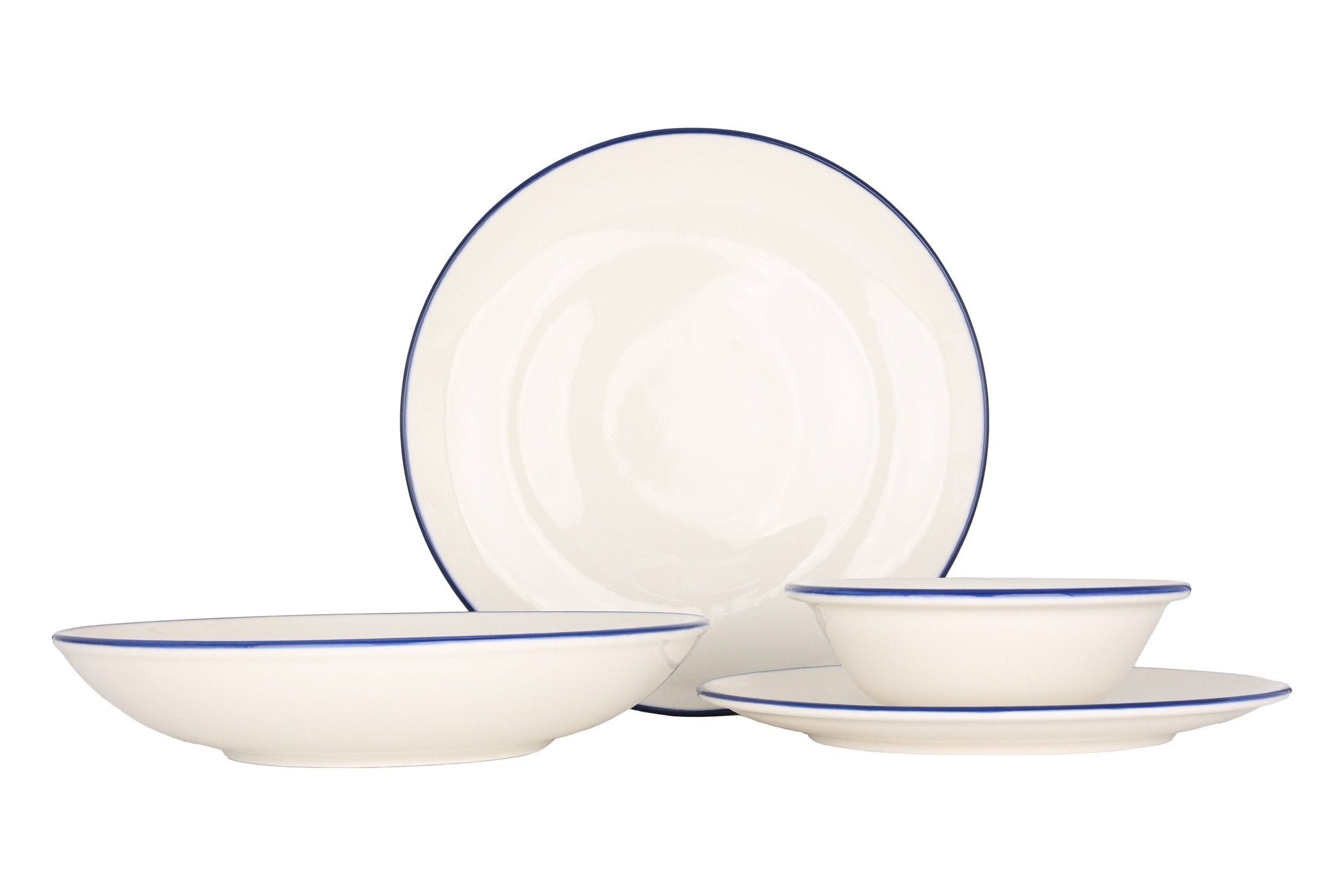 Bonna Bordenset - Linea Blue - 24delig - 6 persoons - Porselein