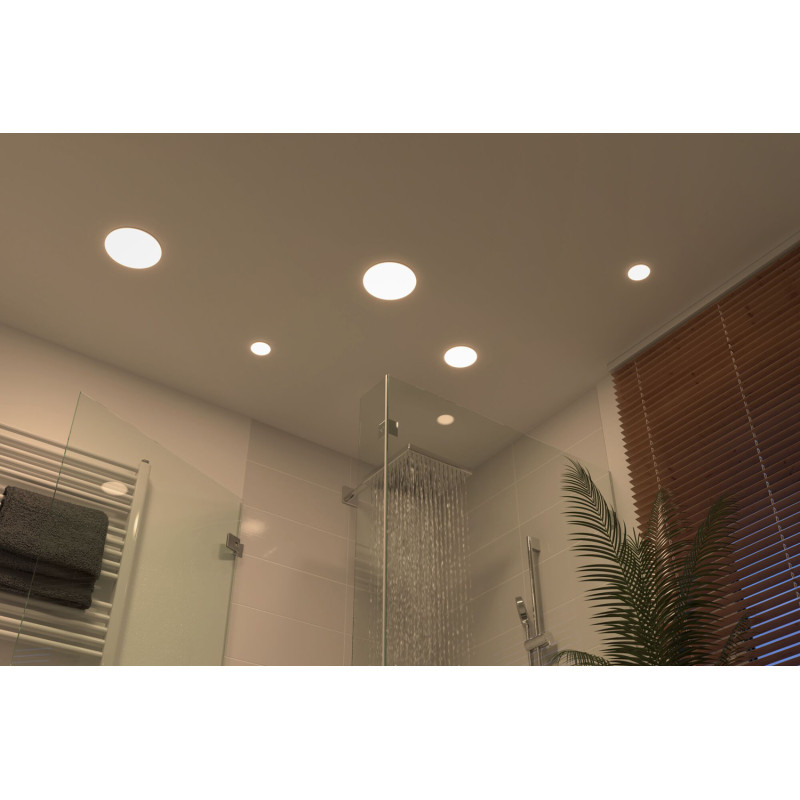 Panneau LED Veluna VariFit blanc neutre Ø 12,5 cm 1000 lm 8,5 W PAULMANN