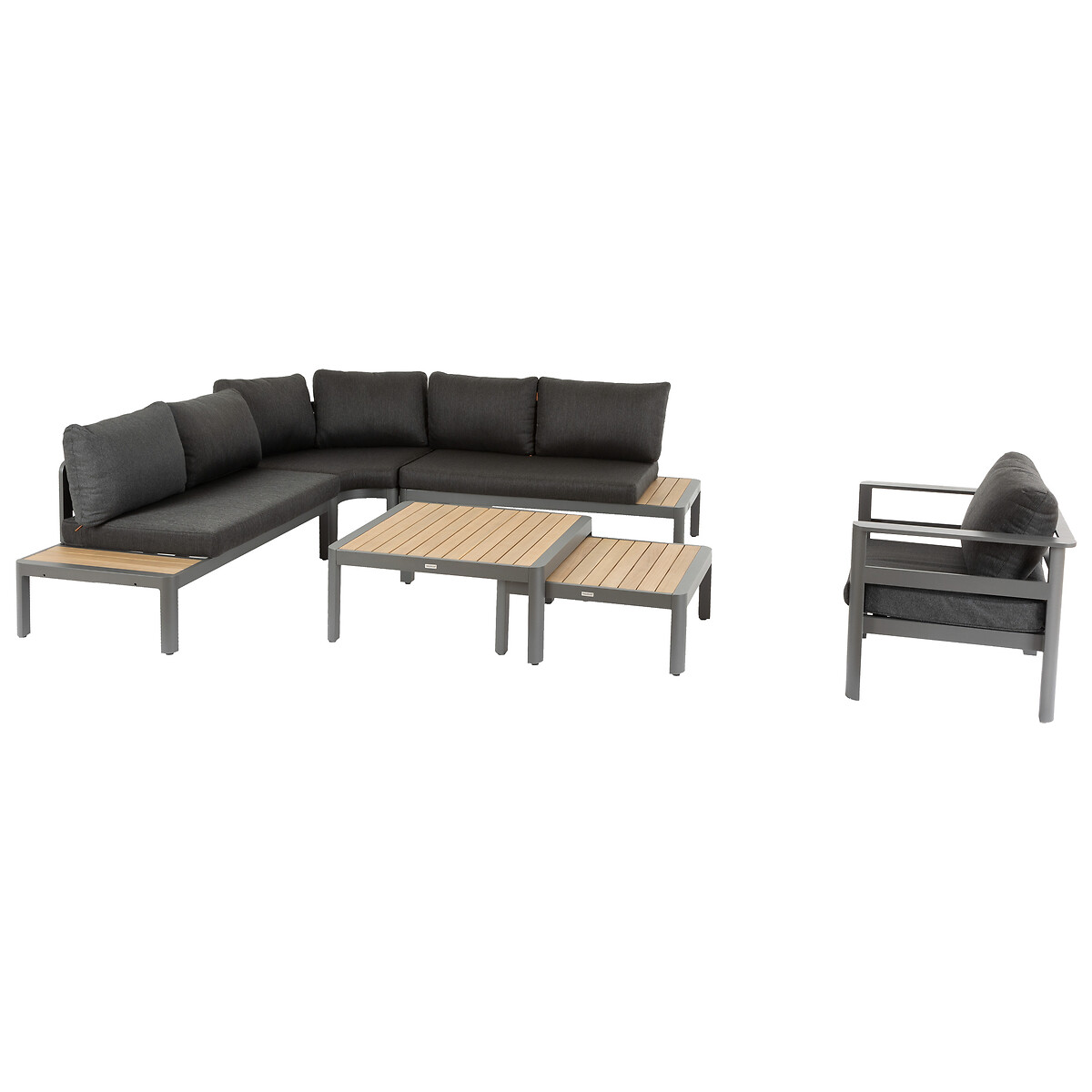 Conjunto de jardim ângulo PARADIZE cinza graphite