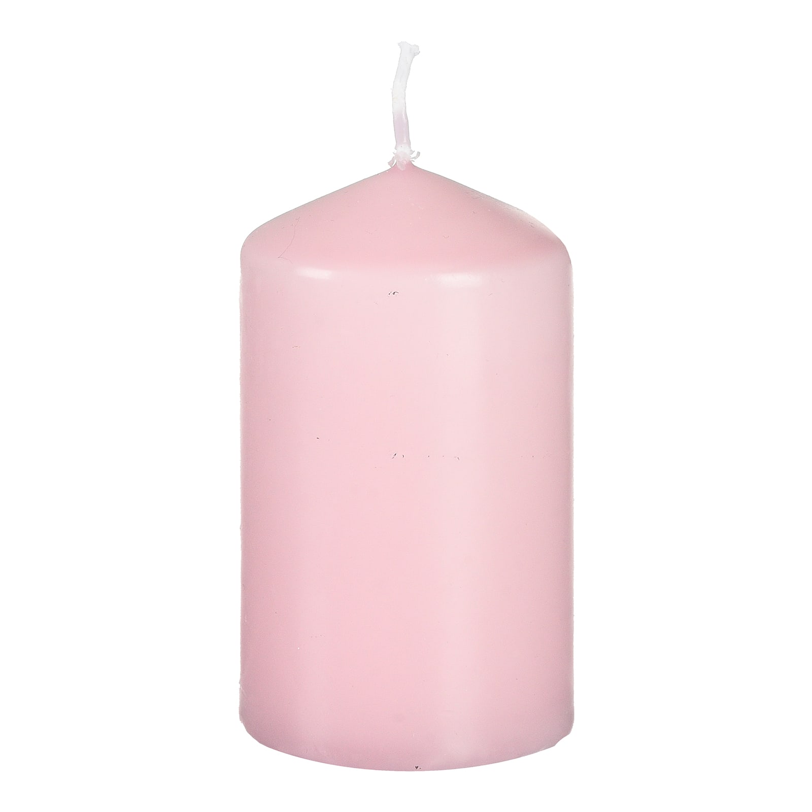 Stumpenkerze Basic Rosa, ⌀ 6 cm, H 100 mm