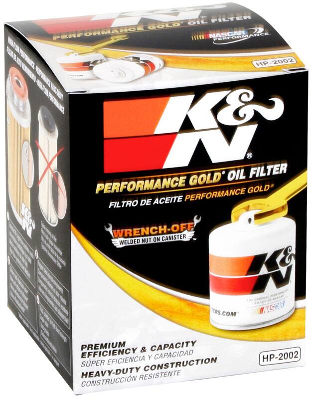 K&N HP2002 Performance Gold Oil Filter