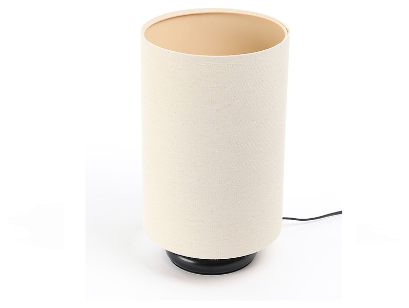Lampa stołowa Boho 34 cm tkaniniowa beżowa
