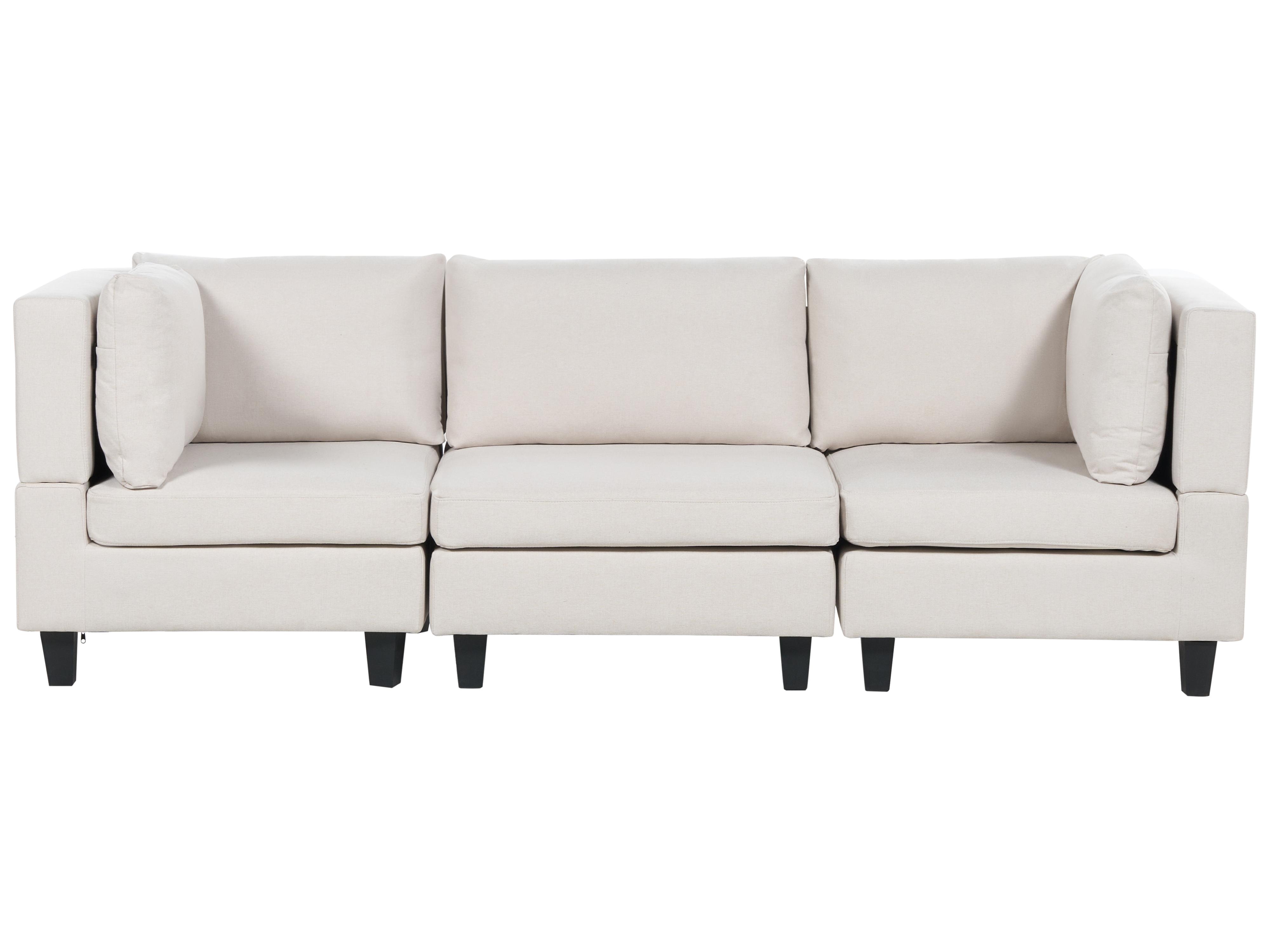 Ottoman UNSTAD Fabric Light Beige