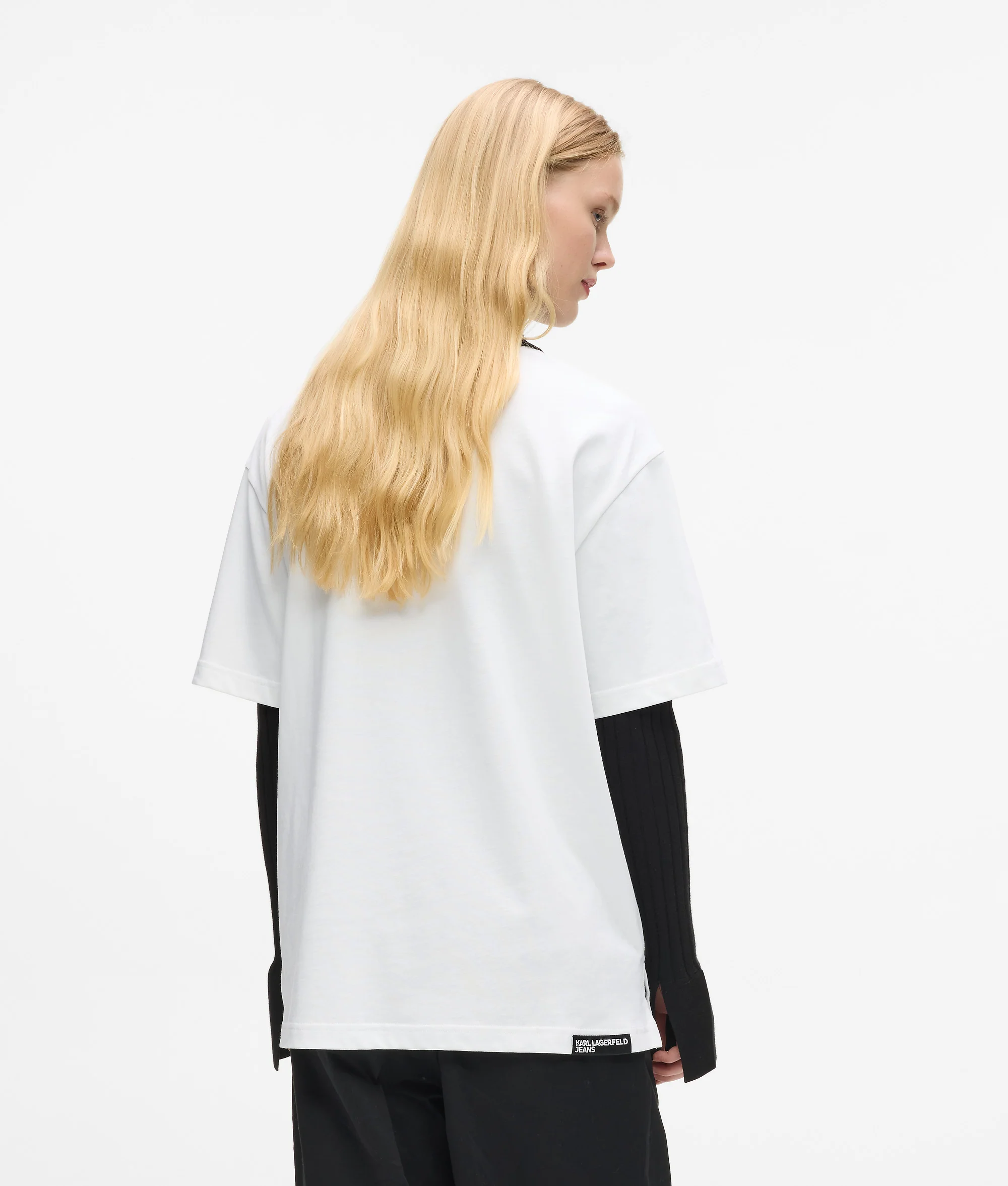 T-shirt Karl à motif numérisé