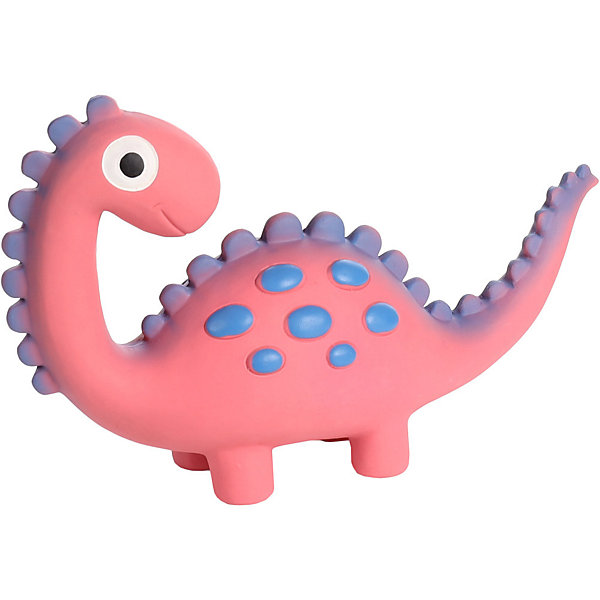 jeux Dinosaure rose en latex hauteur 14.5 cm pour chien
