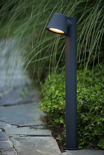Borne extérieur DINGO-LED en métal avec 1xGU10 - Anthracite - Lucide