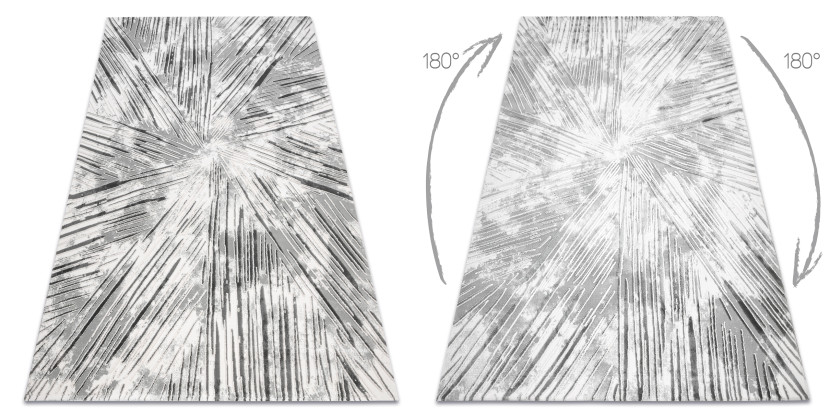 Dywan AKRYL VALS 0W1733 C53 47 Abstrakcja przestrzenny 3D 240x340 cm