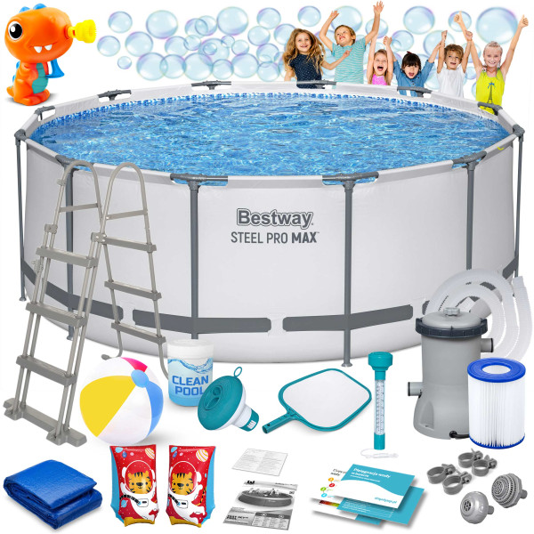 Basen ogrodowy stelażowy 366x122 Bestway 56420-M
