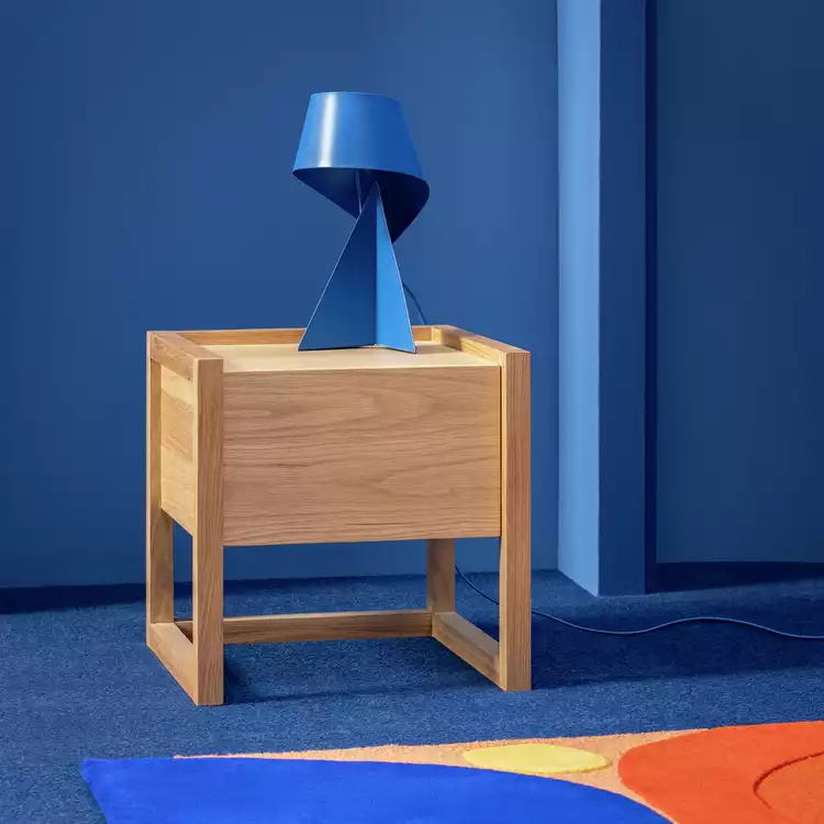 Habitat 60 Hana 1 Drawer Bedside Table - Oak