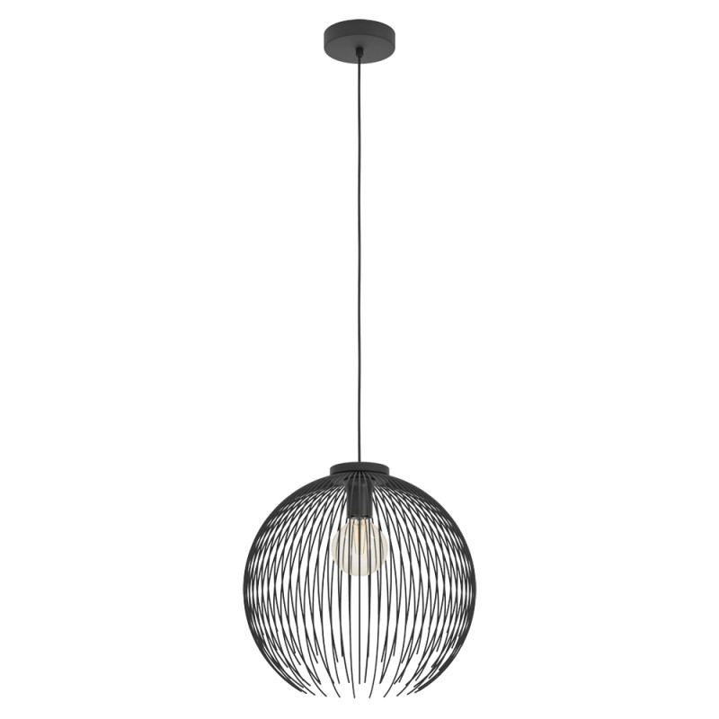 Suspension Venezuela noire Ø 40 cm E27 40 W EGLO