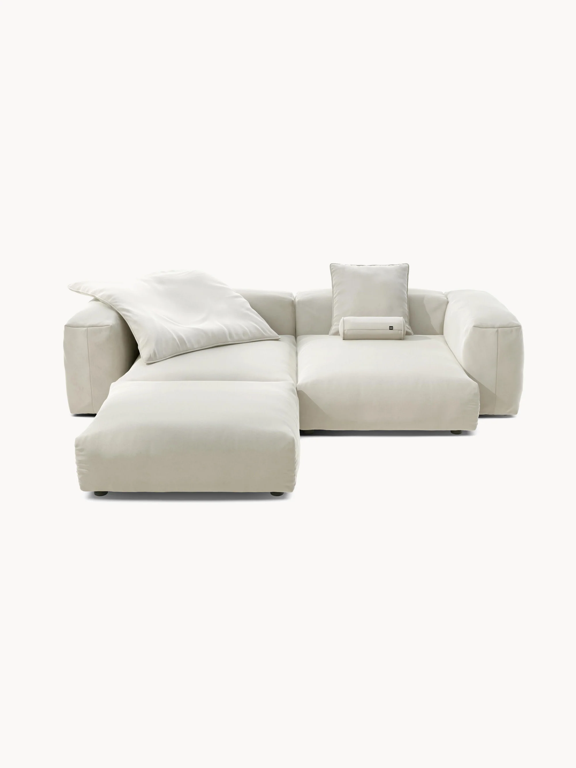 Modulares Samt-Ecksofa Vetsak (3-Sitzer)