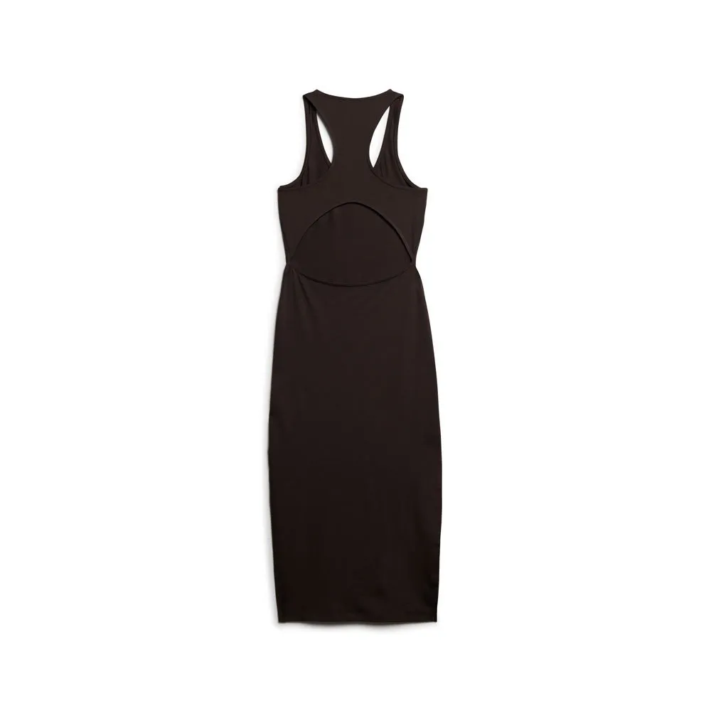 Superdry Scoop Neck Jersey Midi sleeveless dress