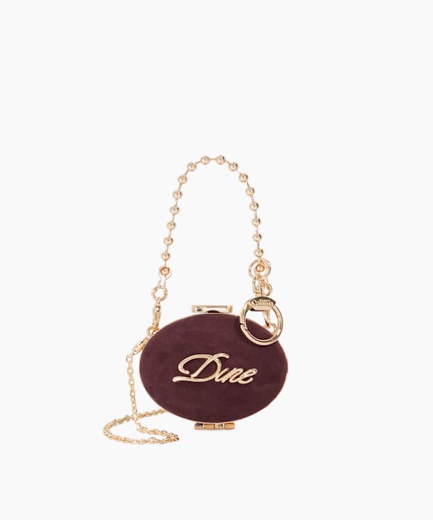 Jelsa Purple - Suede Hard Case Clutch