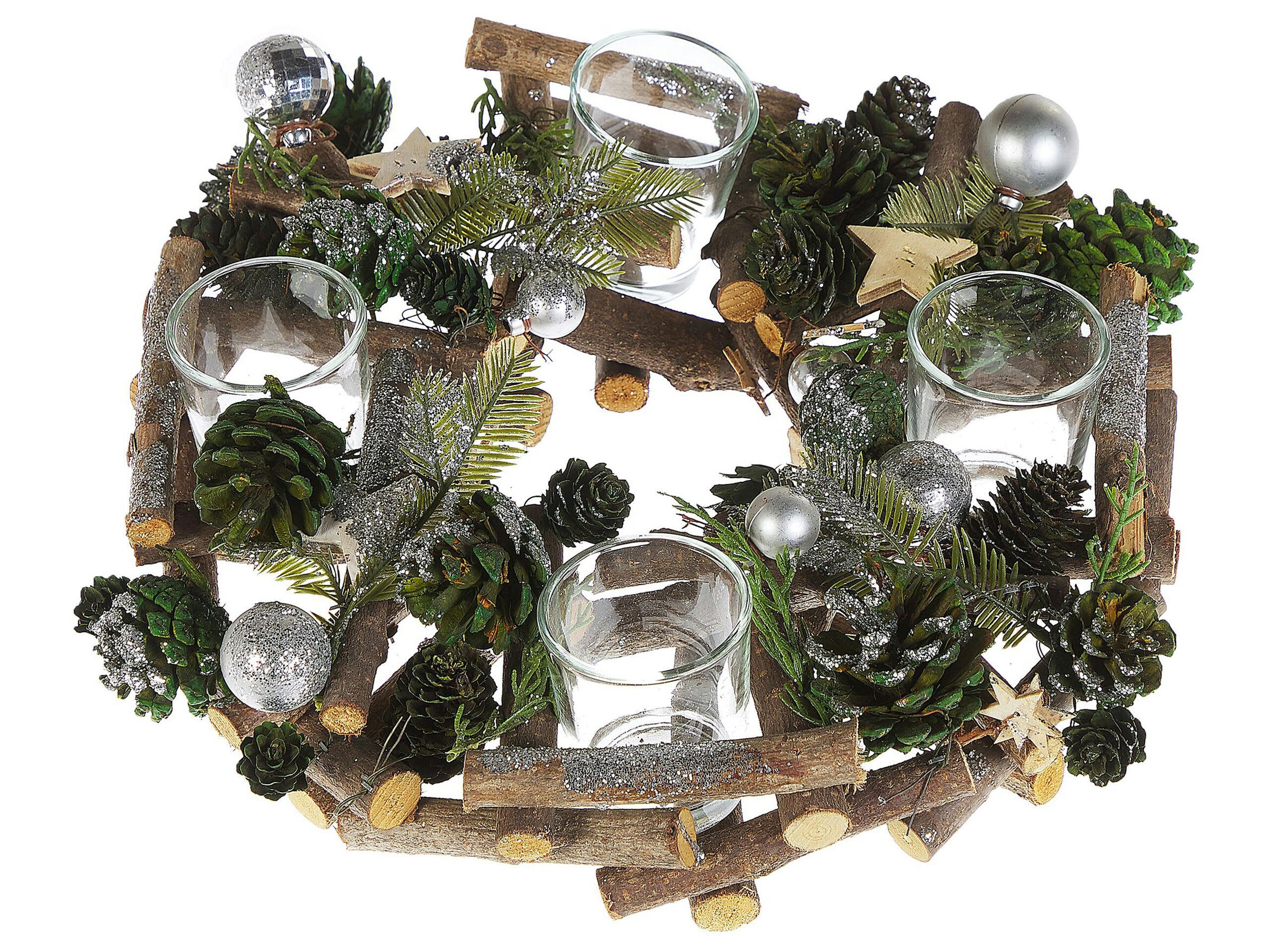 JATUNI - Bougeoir de Noël vert