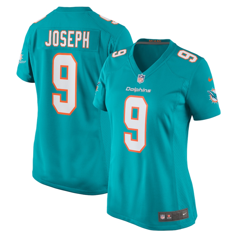 Kelvin Joseph Miami Dolphins Nike Women's Team Game Jersey -  Aqua