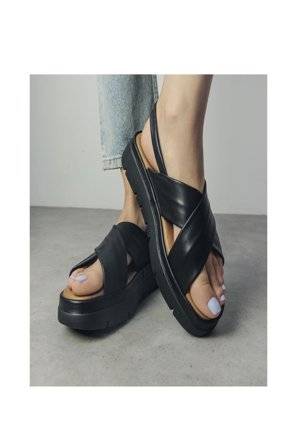 Moda In Pelle Nettina' Leather Flatforms