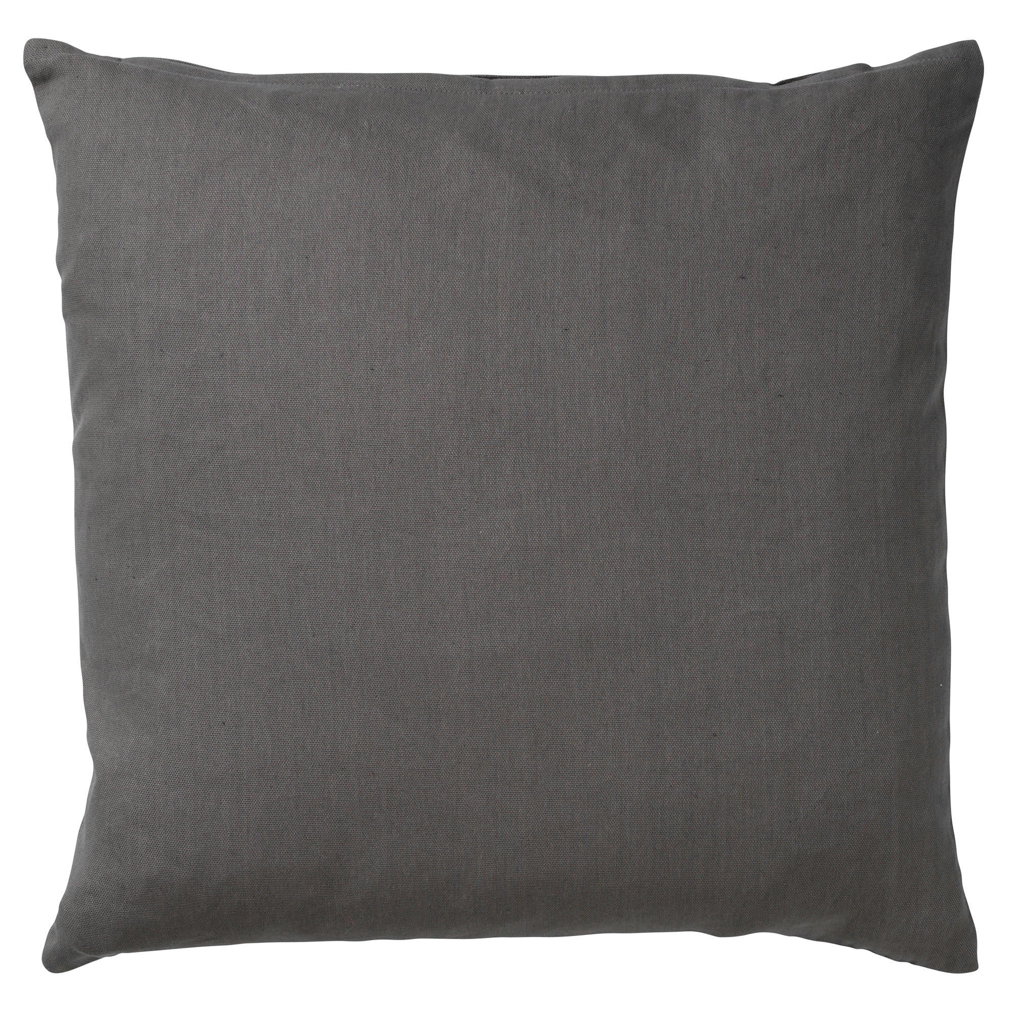 - Housse de coussin gris en coton-45x45 cm uni