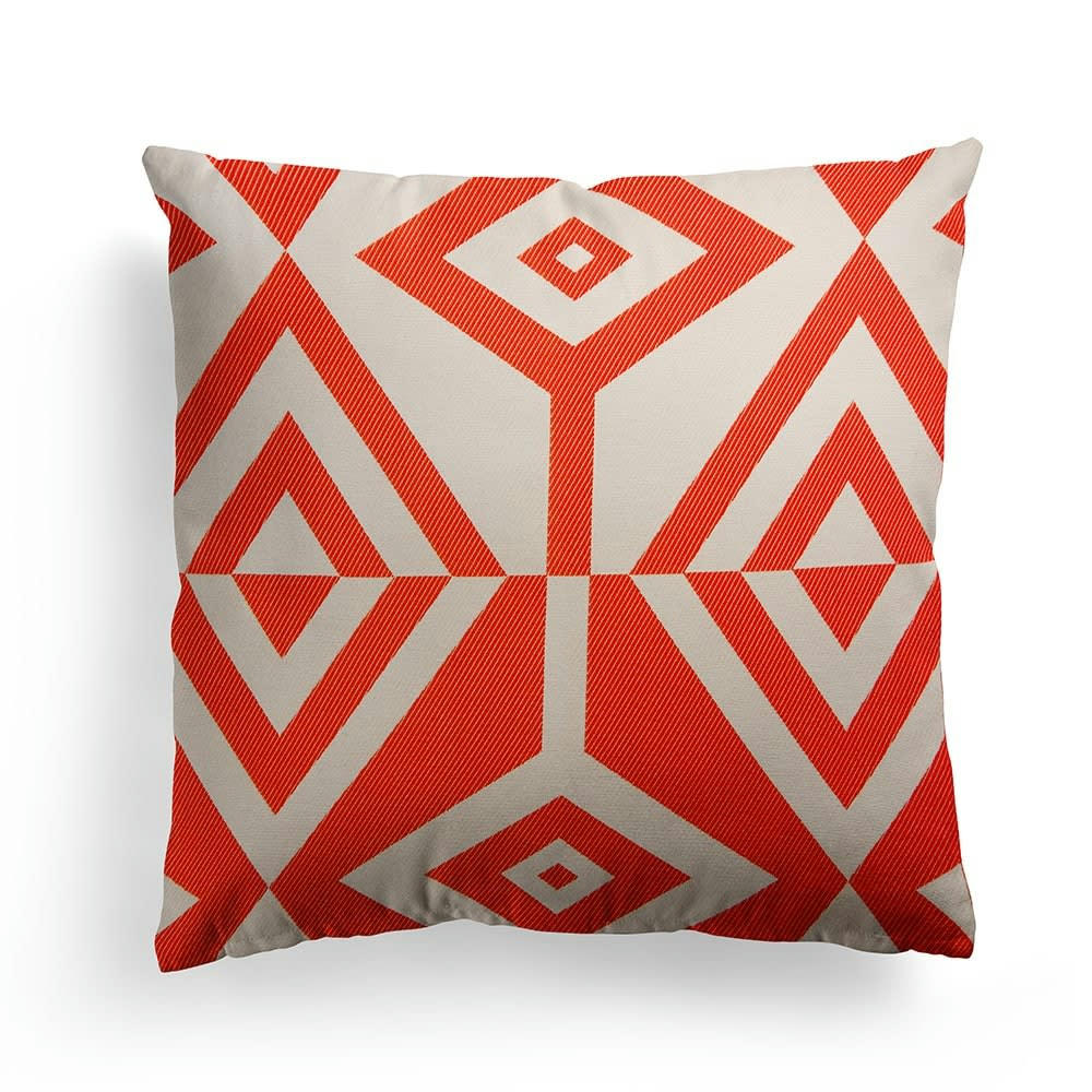 ARTEZ - Housse de coussin coton Rouge 40x40 cm