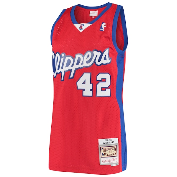 Elton Brand LA Clippers Hardwood Classics Swingman Jersey - Red