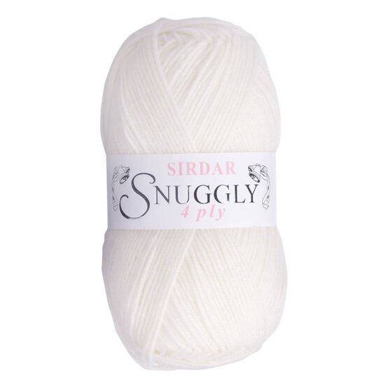 Sirdar Cream Snuggly 4 Ply Yarn 50g