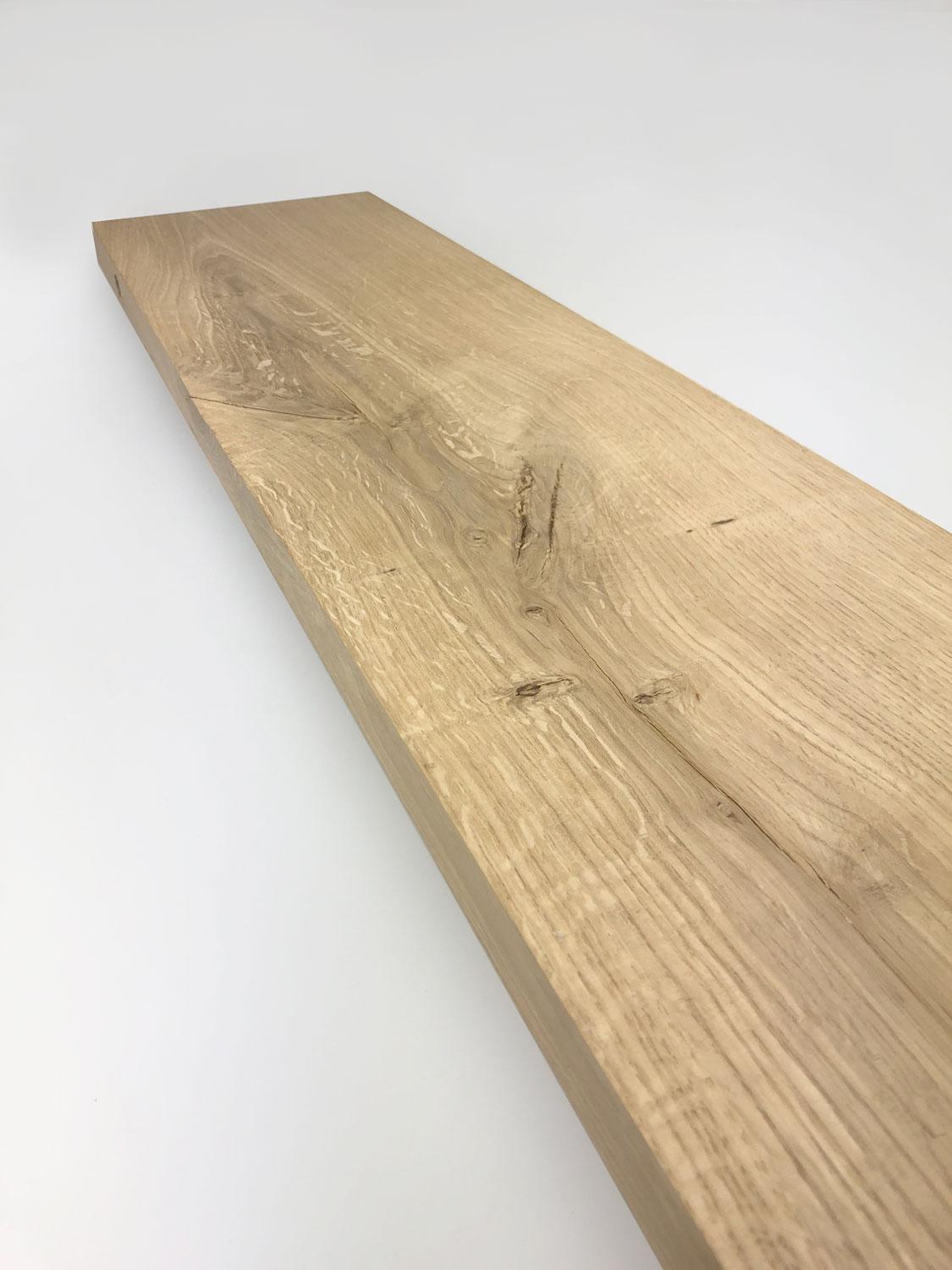 Woodbrothers Rustiek eiken 25mm plank massief recht 120x24cm