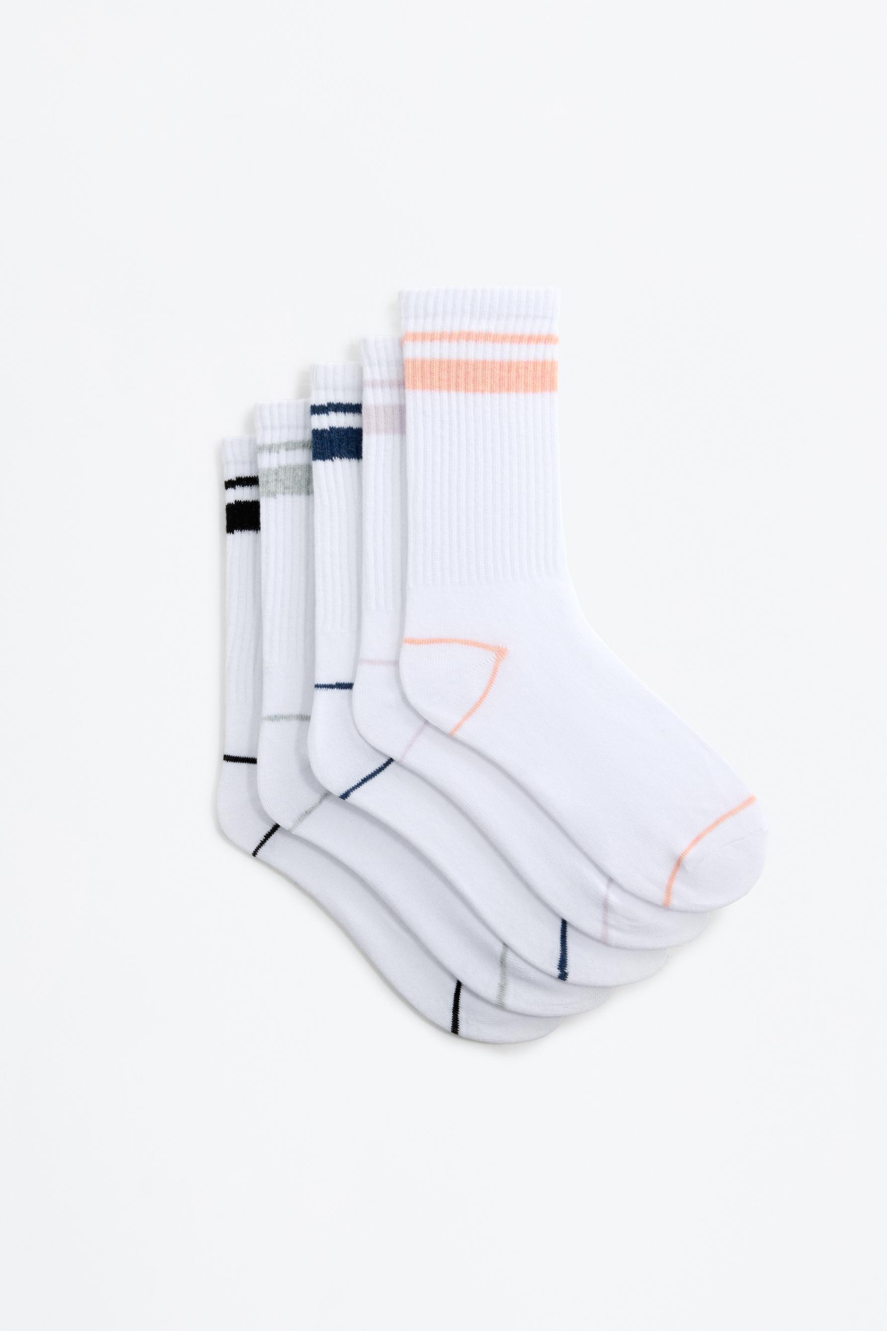 Calcetines largos canalé (Pack 5)