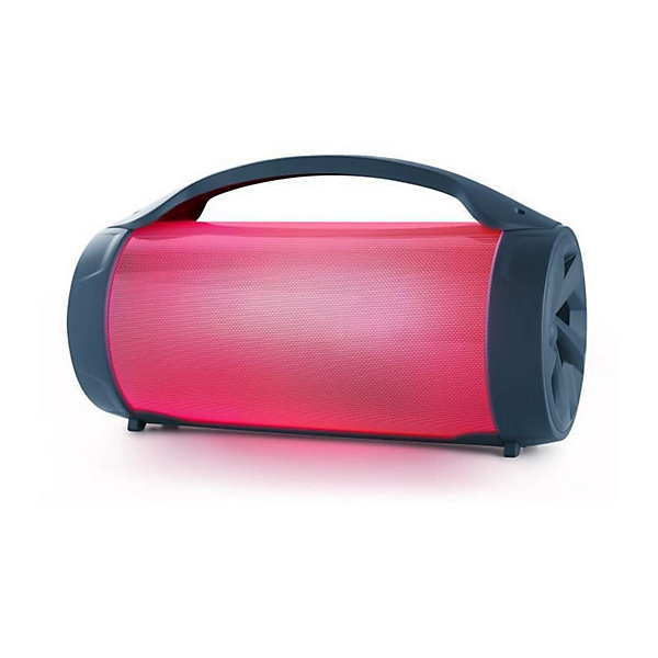 BIGBEN PARTYBTLITEDB - Enceinte lumineuse sans fil - Bluetooth - Micro inclus - Effets lumineux - 50W - Dark blue