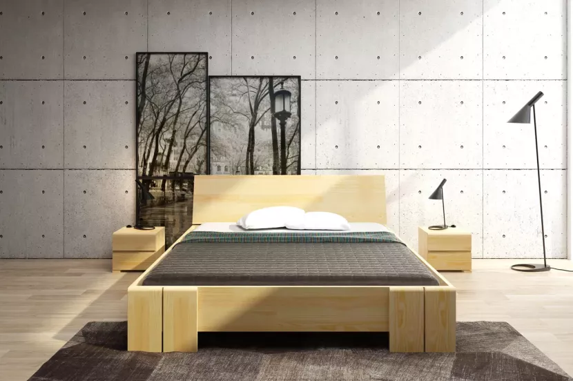 Łóżko VESTRE MAXI sosnowe 120x200 bez szuflady/bez materaca