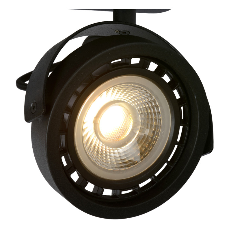 Spot LED Tala noir dimmable GU10 2 x 12 W LUCIDE
