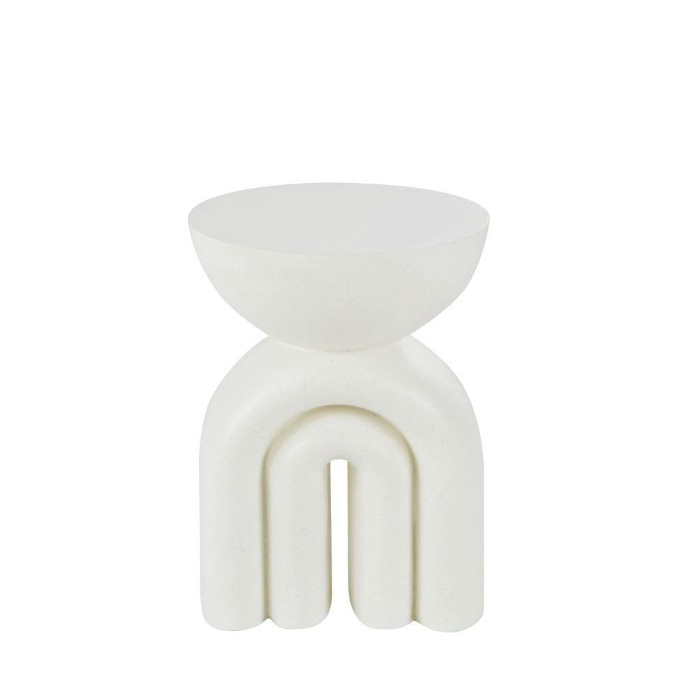 SALTA - Bout de canapé blanc