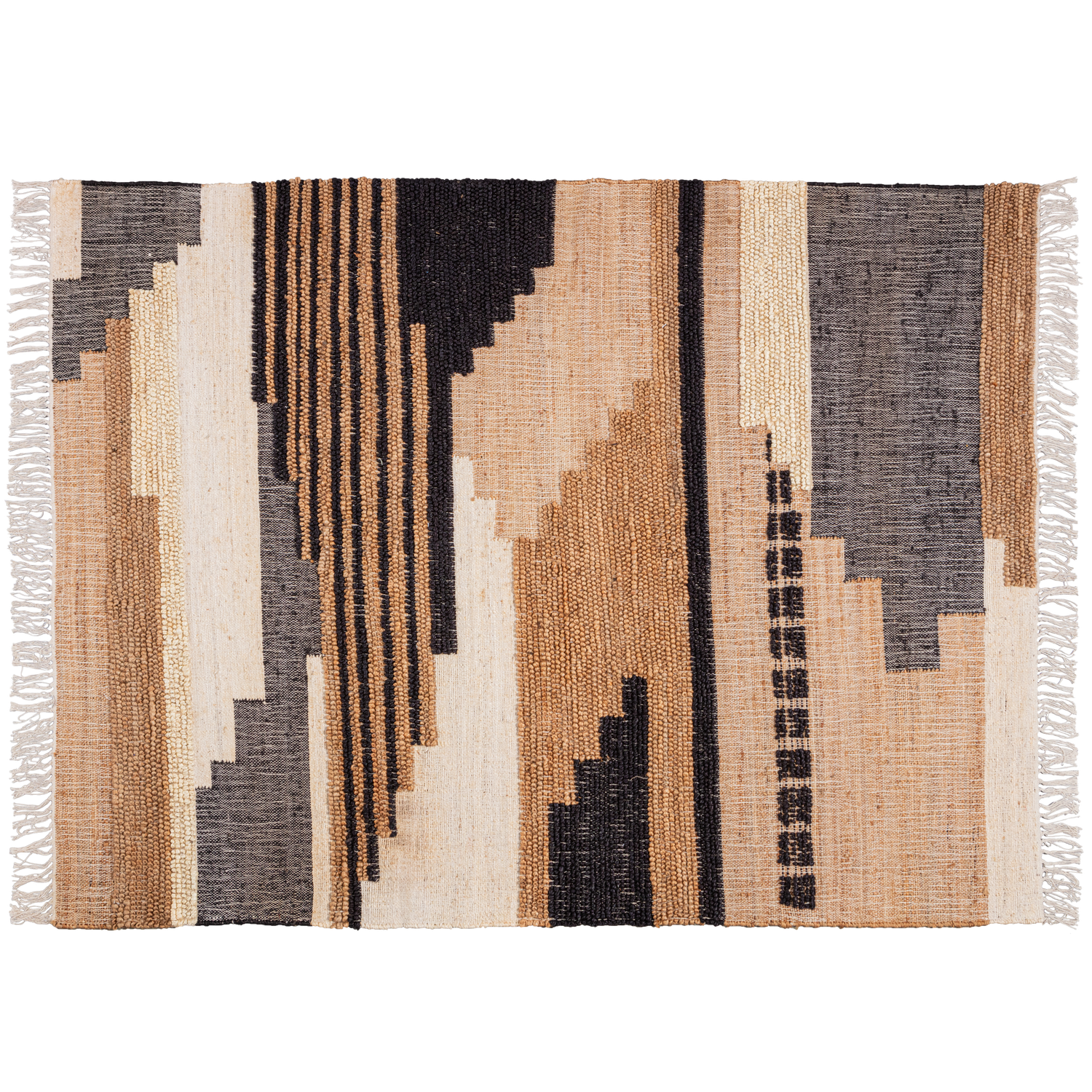 WOOOD vloerkleed Liberal - Jute/Katoen - Melange - 1x170x240
