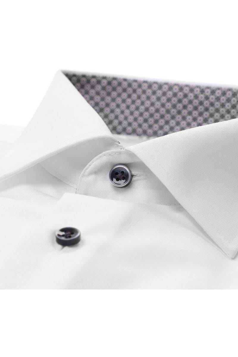 ETERNA Slim Fit Hemd weiss, Einfarbig (extra langer Arm)