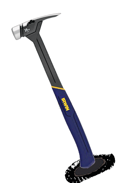 Irwin 14-oz High Velocity Rip Claw Framing Hammer,  One Piece Steel, 1990999