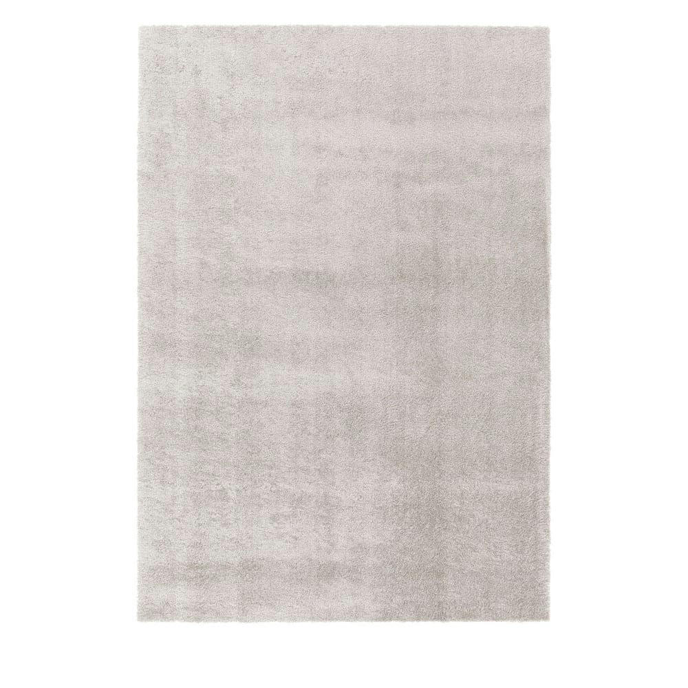DOUGLAS II - Tapis lavable en machine gris clair 160x230 cm