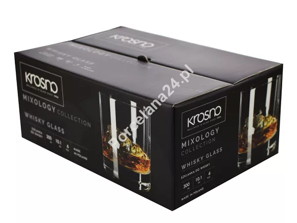 Kpl. szklanek do whisky 300 ml (6 szt.) Krosno - Mixology C874