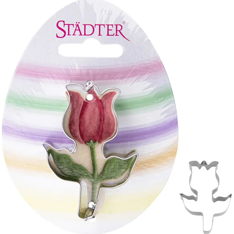 Ausstecher 10er-Set Tulpe