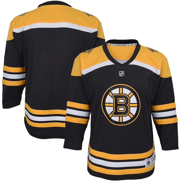 Boston Bruins Youth Home Replica Blank Jersey - Black