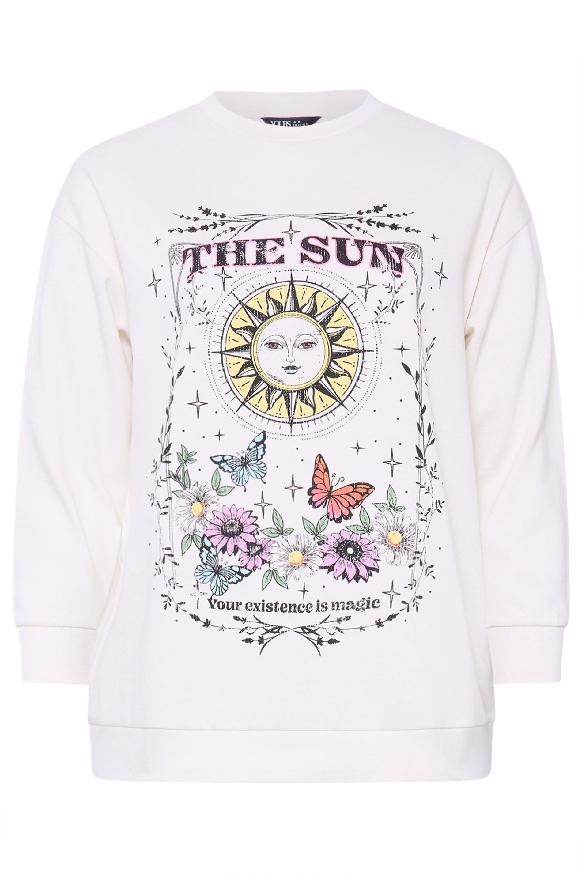 Yours Floral Sun Graphic Sweatshirt