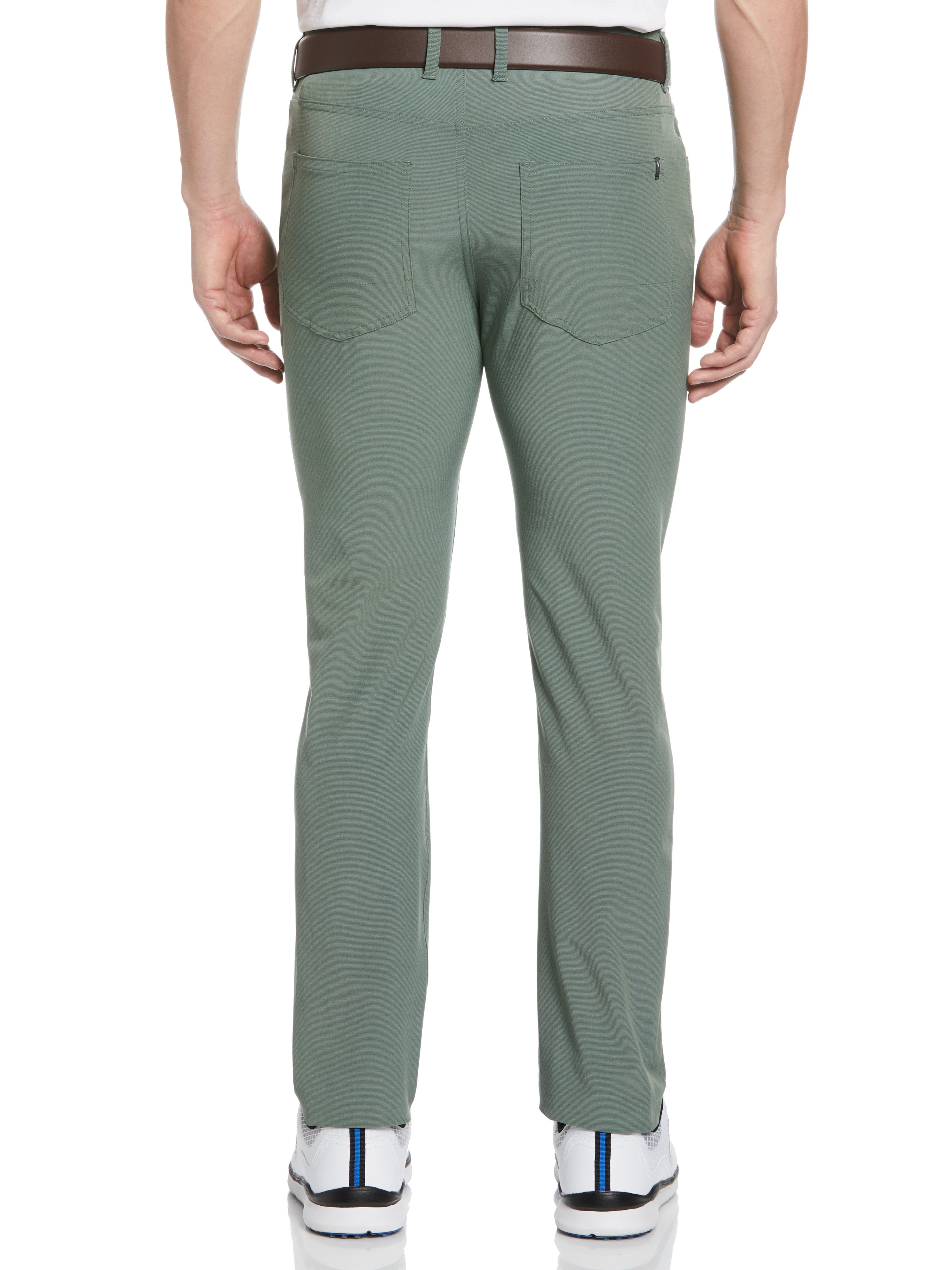 Mens Textured 5-Pocket Pant