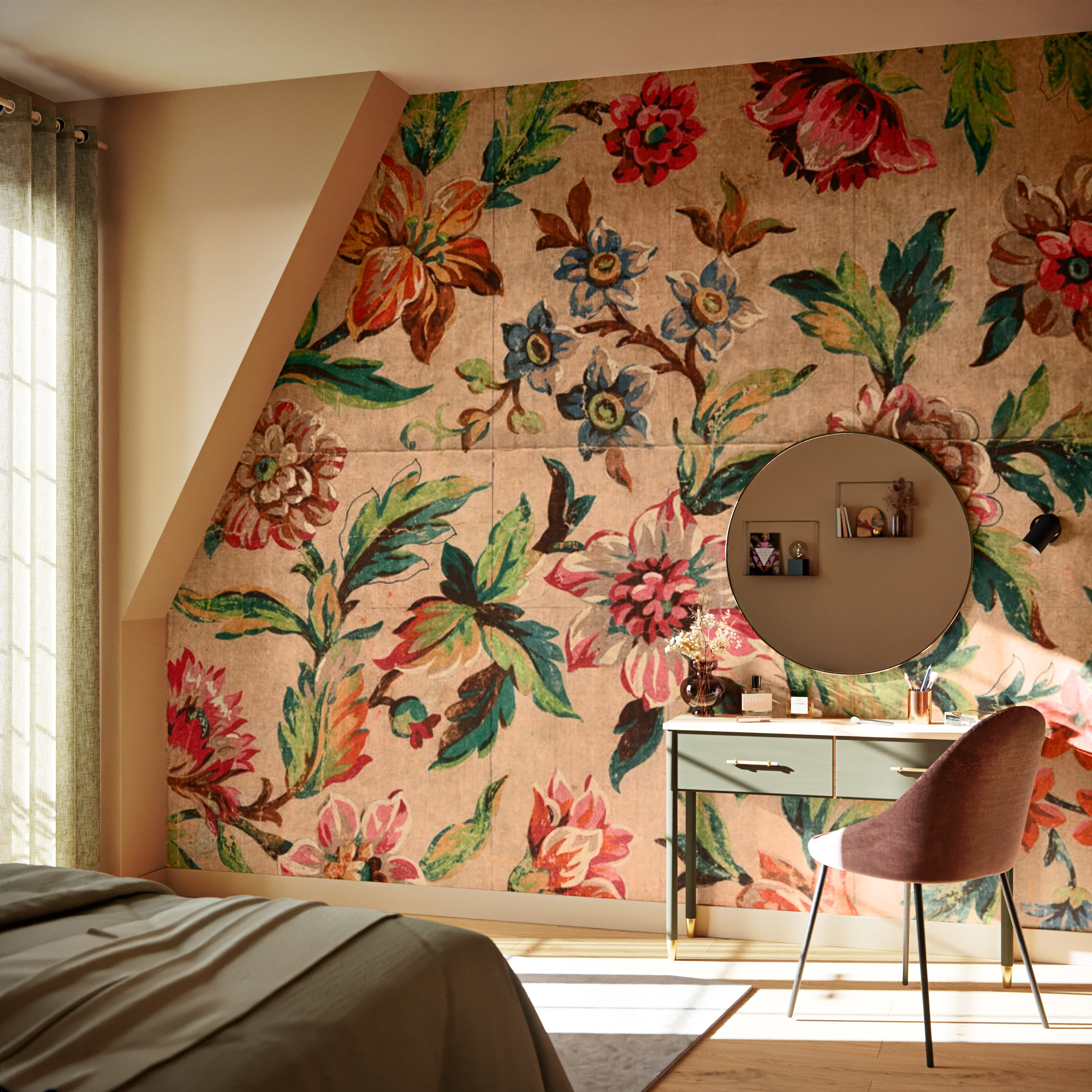 Papier peint panoramique XL CLARISSE 400 x 270 cm