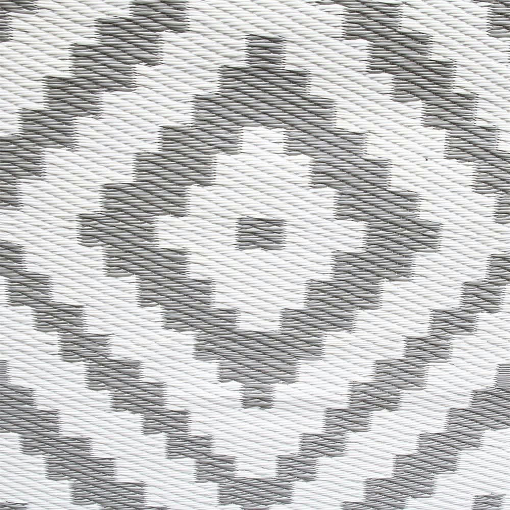 - Tapis intérieur et extérieur polypro gris clair 120x180cm