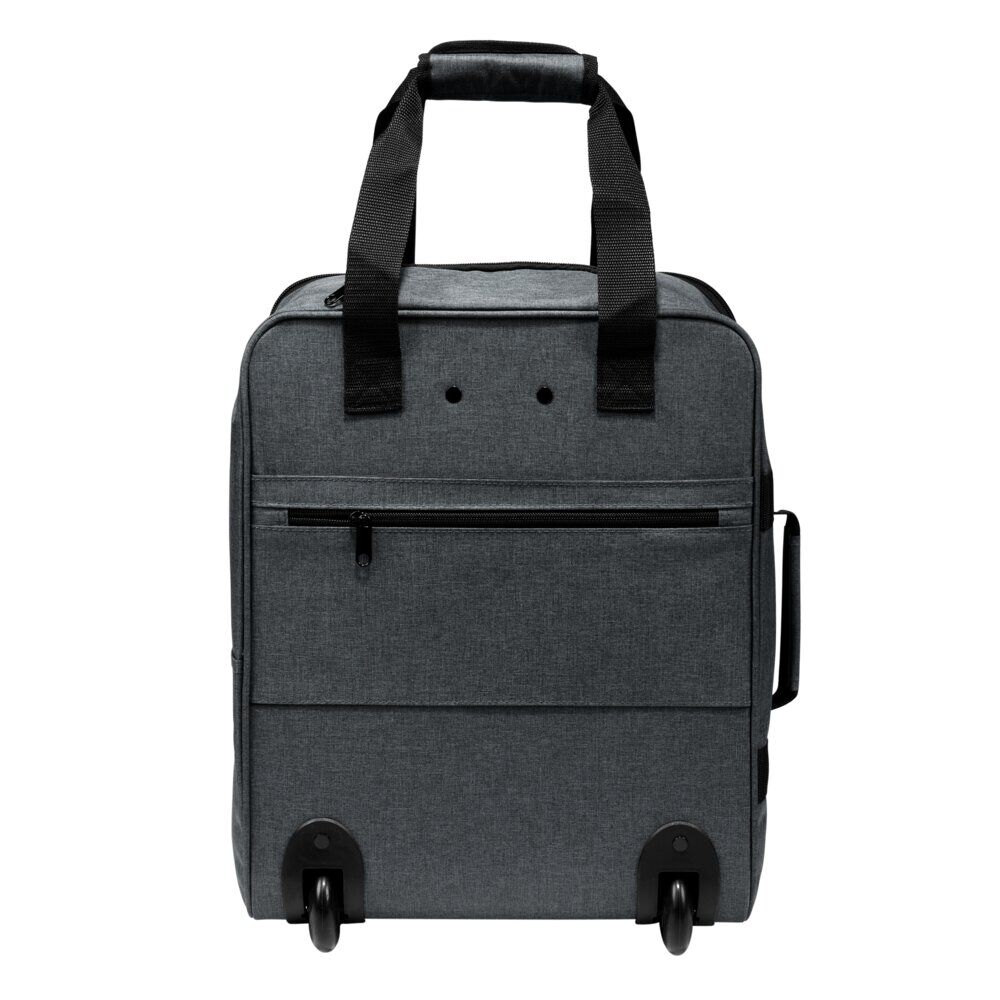 Valise cabine souple 28L lowcost trolley 2 roulettes polyester 35x20xH45cm (2 modèles)