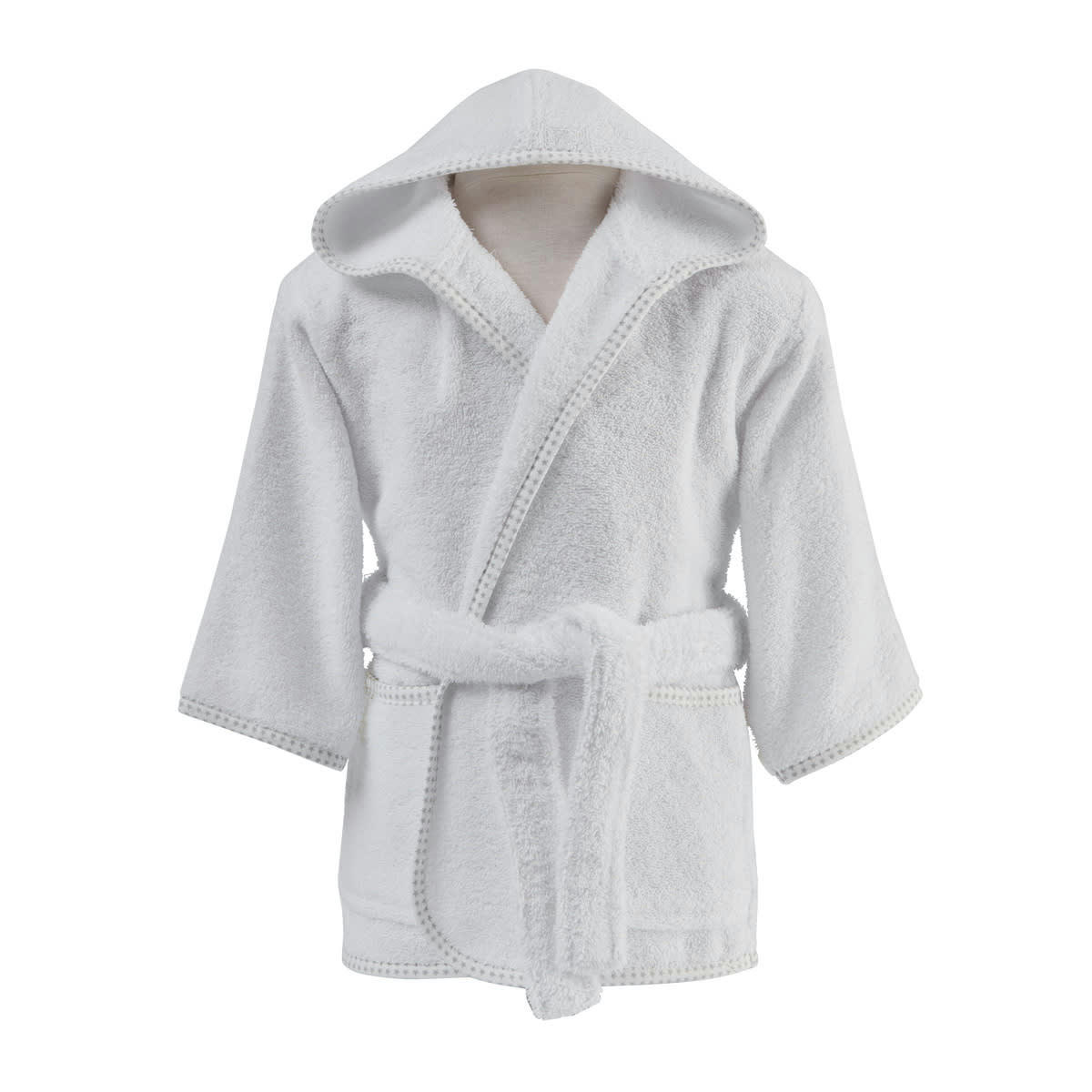 BEIHEI - Peignoir de bain enfant 450 gr/m²  blanc 04 ans