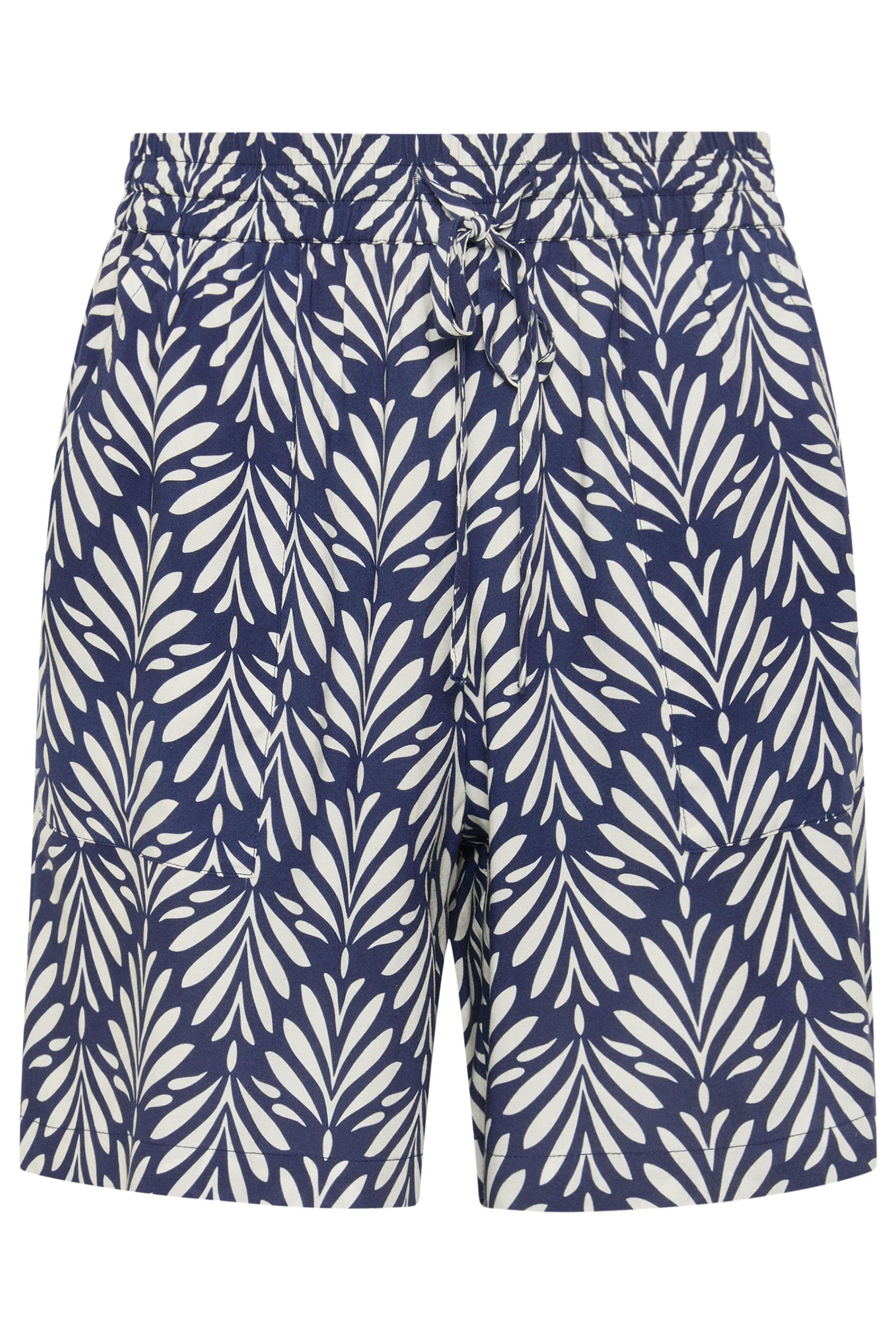 M&Co Leaf Print Shorts