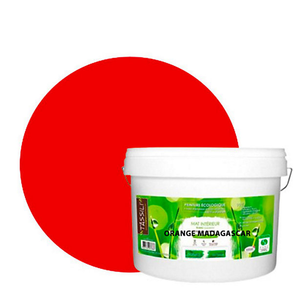 Orange Madagascar Peinture interieur aspect mat Natura - Orange Madagascar - 10L