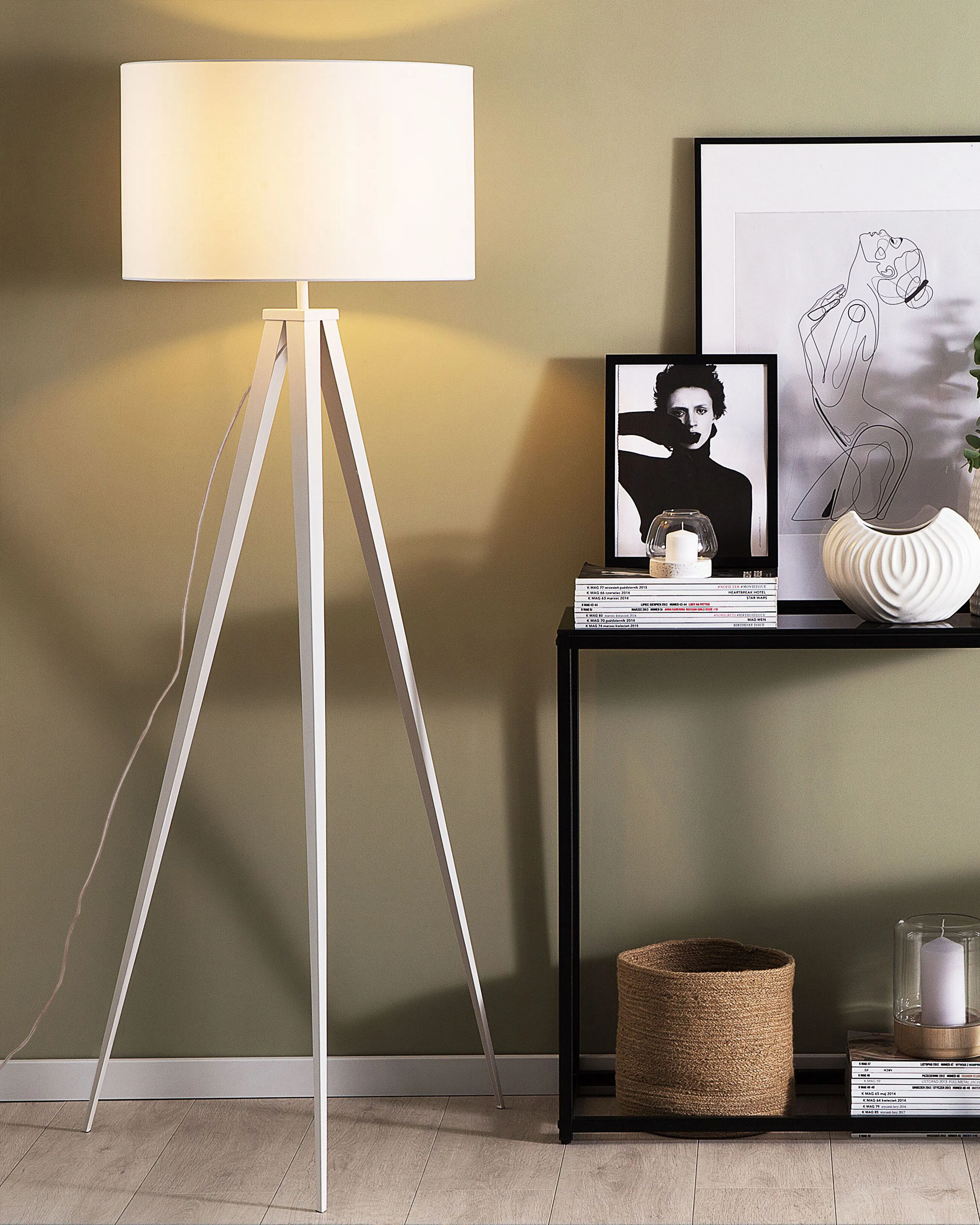 Floor Lamp STILETTO Metal White