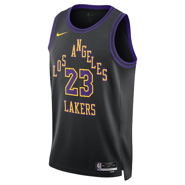 LeBron James Los Angeles Lakers Nike Unisex 2025/26 Swingman Jersey - Black - City Edition