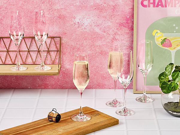 Flûte 22cl LAGOM - 6 pièces - Transparent - Transparent