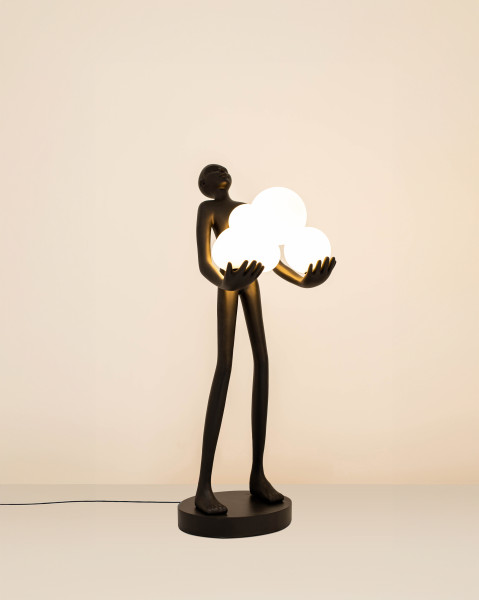 MOOSEE lampa stołowa HUMAN PREMIUMczarna