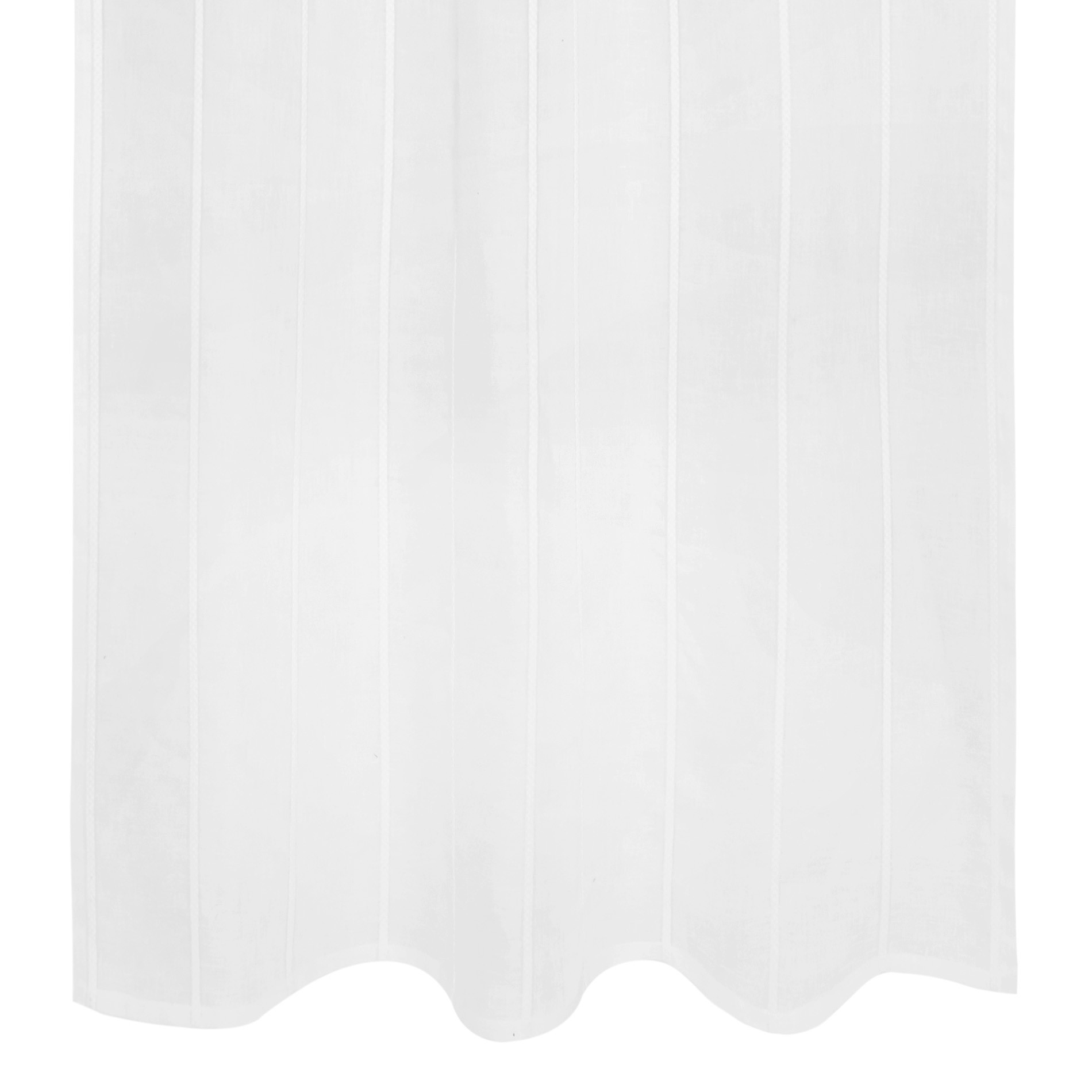 Tenda misto lino con applicazioni